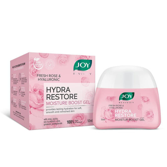 Joy Revivify Fresh Rose & Hyaluronic Hydra Restore Moisture Boost Gel