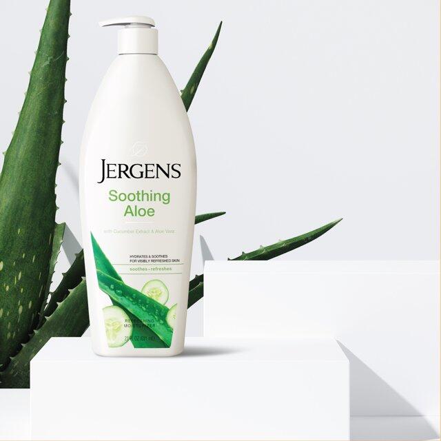 Jergens Lotion Soothing Aloe, 21oz - Cosmacie